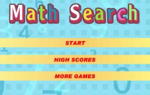 Math Search Game