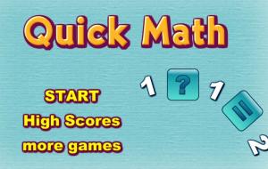 Quick Math Game