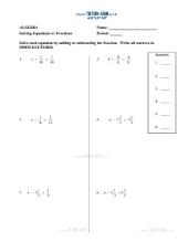 PDF: Algebra - equations