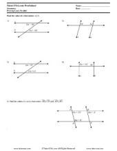 PDF: Geometry - geometry proofs, parallel lines