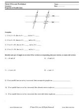 PDF: Geometry - parallel lines, triangles, geometry proofs
