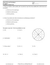 PDF: Pre-Algebra, Statistics & Probability - probability