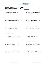 PDF: Pre-Algebra - percents, equations