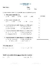 PDF: Pre-Algebra - divisibility rules, gcf, exponents
