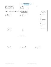 PDF: Pre-Algebra - fractions