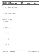 PDF: Trigonometry - Trigonometry Functions, functions