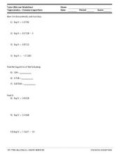 PDF: Trigonometry - Logarithms