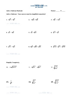 PDF: Algebra - radicals