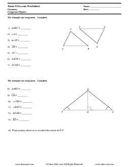 PDF: Geometry - triangles, congruency