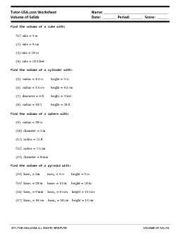 PDF: Geometry, Middle School Math, 6th Grade Math, 7th Grade Math, 8th Grade Math - volume